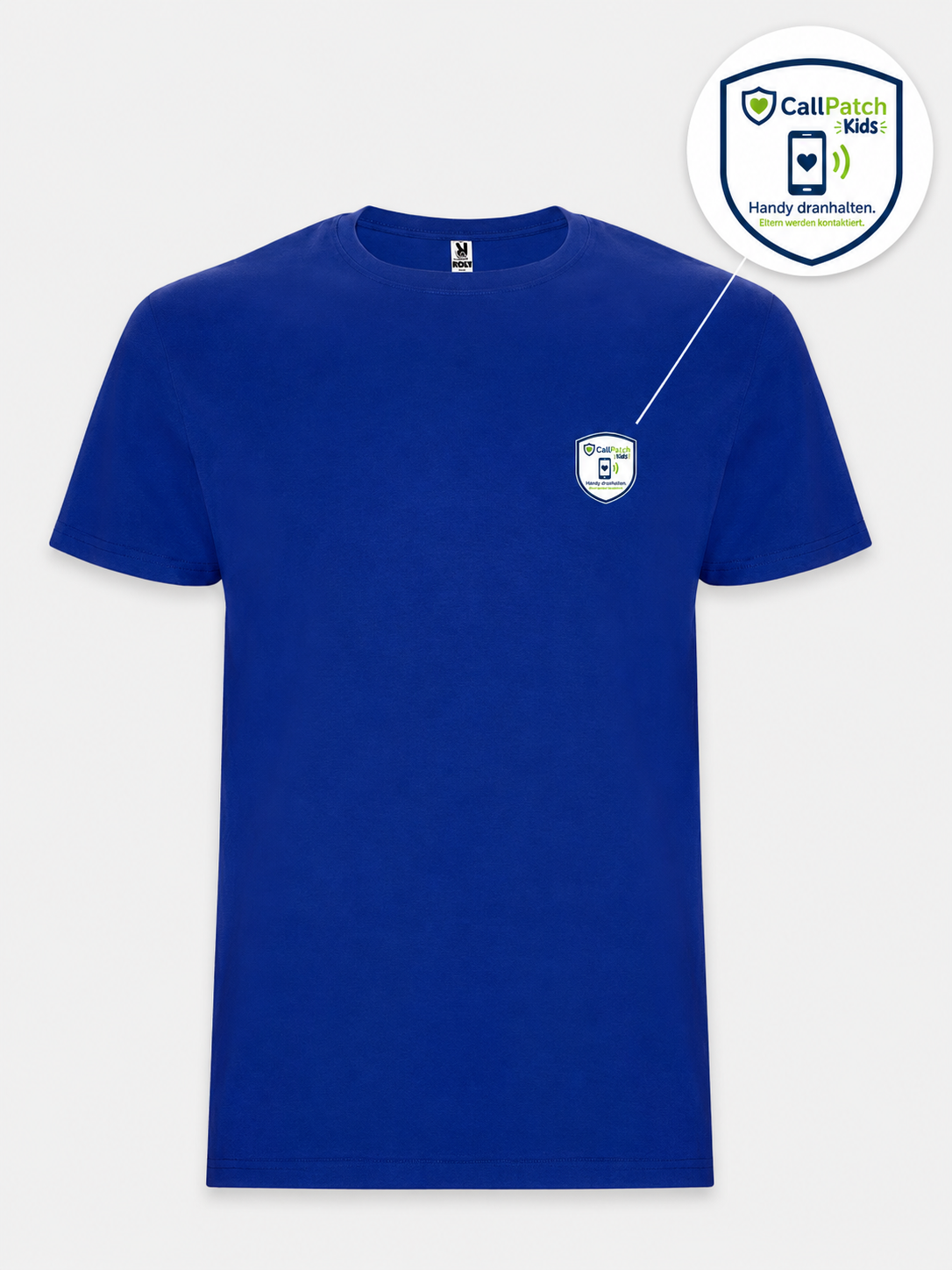 CallPatch Kids Sicherheitsshirt mit NFC-Kontaktfunktion