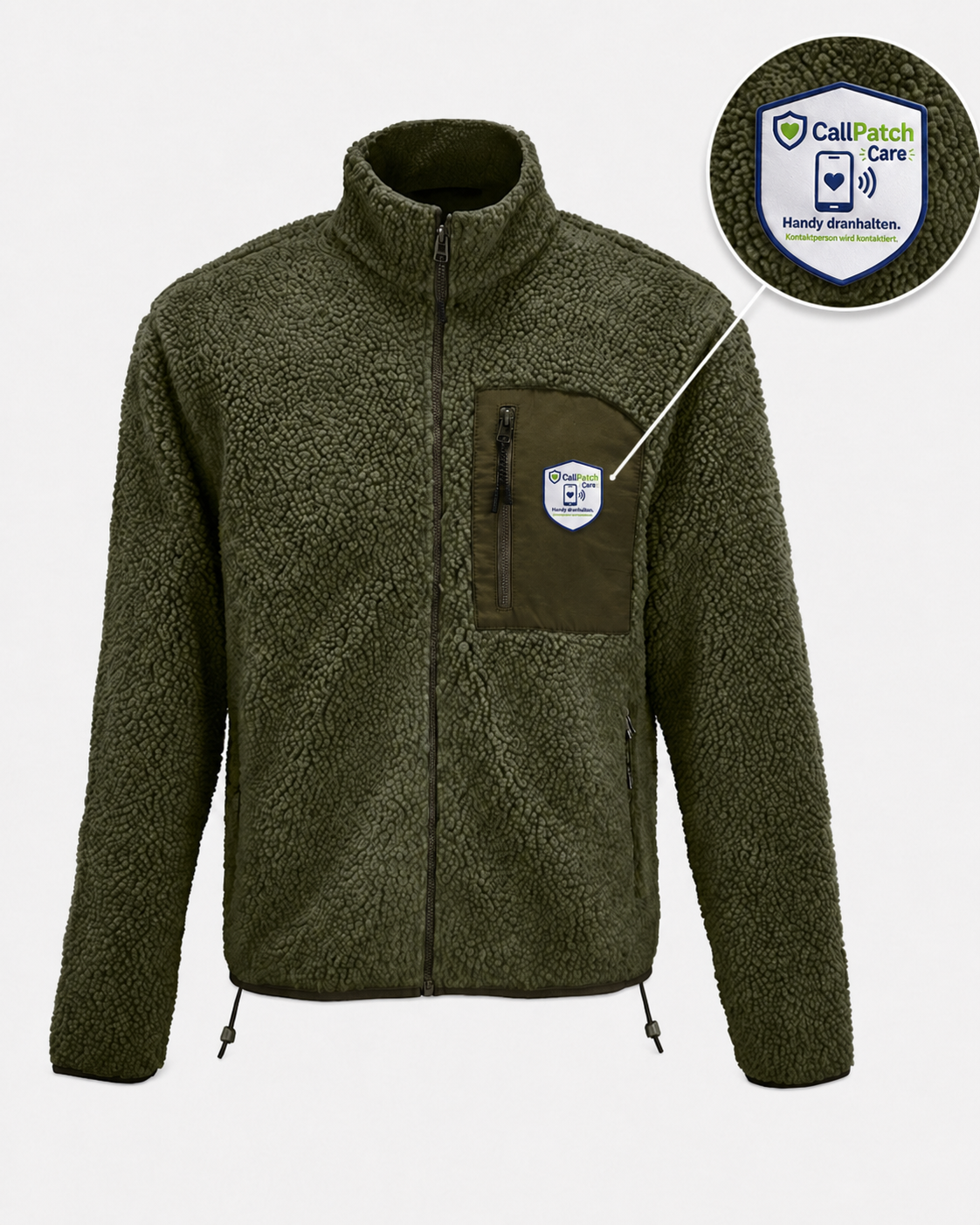 CallPatch Care Sicherheitsshirt mit NFC-Kontaktfunktion