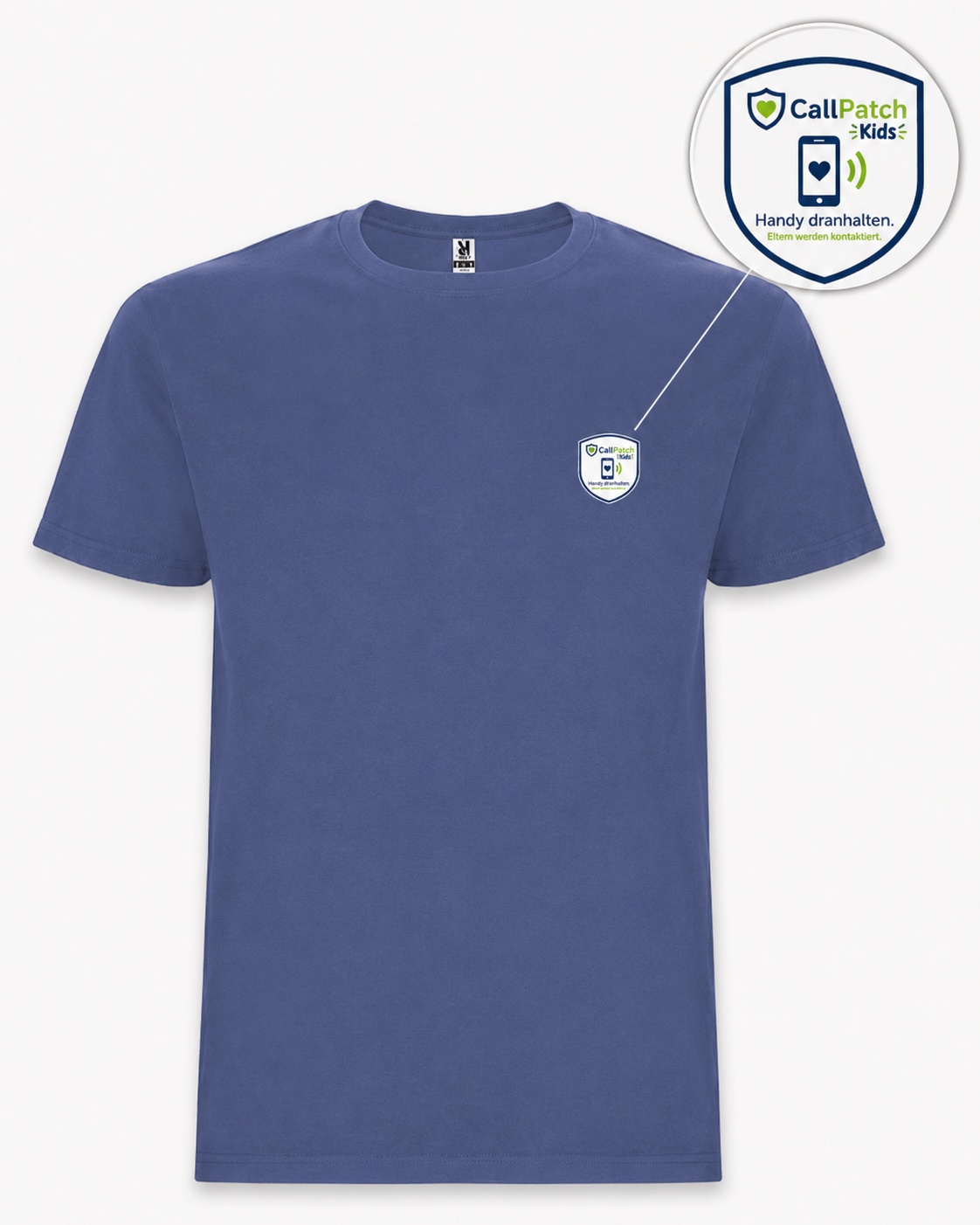 CallPatch Kids Sicherheitsshirt mit NFC-Kontaktfunktion