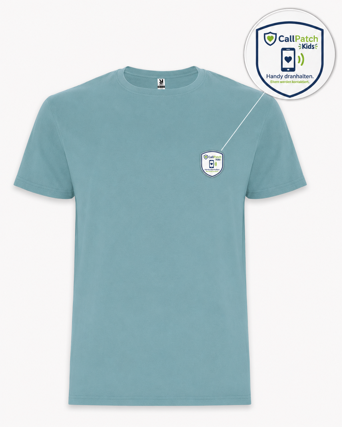 CallPatch Kids Sicherheitsshirt mit NFC-Kontaktfunktion