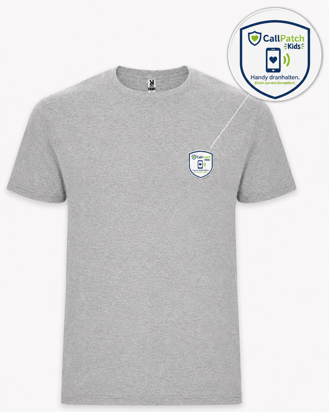 CallPatch Kids Sicherheitsshirt mit NFC-Kontaktfunktion